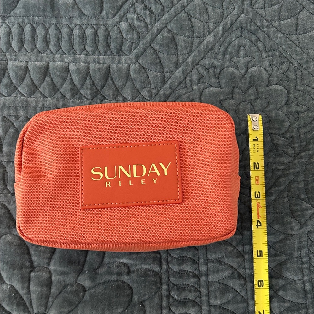 Sunday Riley Orange Cosmetic Bag - Picture 6 of 8